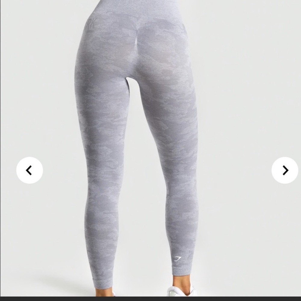 Gymshark Grey Camo Leggings